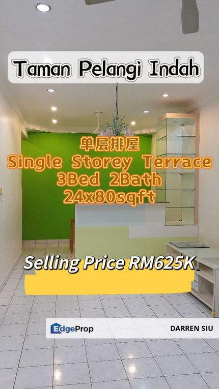 Taman Pelangi Indah / Jln Lawa / Single Storey / , Johor, Johor Bahru