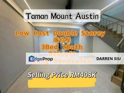Mount Austin / Low Cost 2 Storey / 3Bed 2Bath / 82, Johor, Johor Bahru