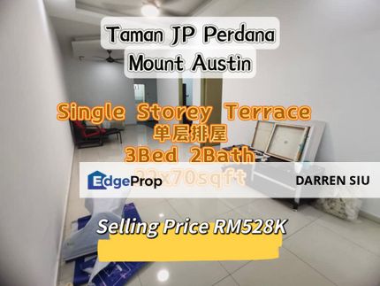 JP Perdana / Mount Austin / Single Storey Terrace, Johor, Johor Bahru