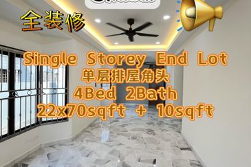 Taman Damai Jaya / Single Storey End Lot / 4Bed 2B