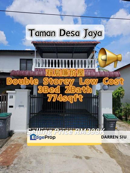 Desa Jaya / Low Cost Double Storey , Johor, Johor Bahru
