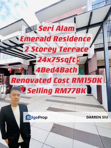 Emerald Residence @ Seri Alam Double Storey , Johor, Masai