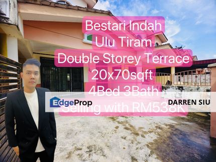 Bestari Indah Ulu Tiram 2 Storey Terrace , Johor, Ulu Tiram