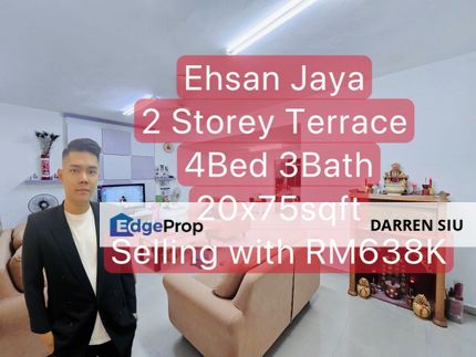 Ehsan Jaya Double Storey Terrace , Johor, Johor Bahru