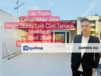 Ulu Tiram Single Storey Low Cost , Johor, Ulu Tiram