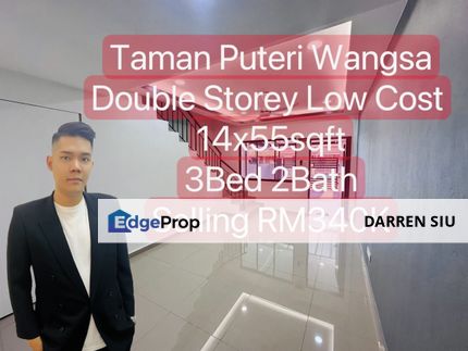 Puteri Wangsa / Double Storey Low Cost /Fully Reno, Johor, Ulu Tiram