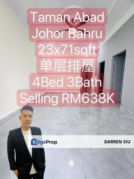 Taman Abad JB Single Storey , Johor, Johor Bahru