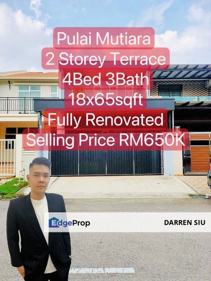 Pulai Mutiara Double Storey Terrace , Johor, Johor Bahru