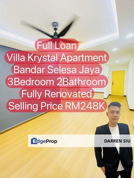 Villa Krystal Apartment / Full Loan / Bandar Seles, Johor, Skudai