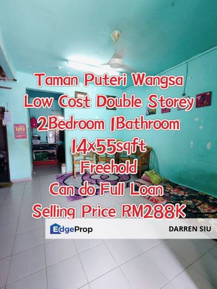 Taman Puteri Wangsa / Low Cost 2 Storey / Full Loa, Johor, Ulu Tiram