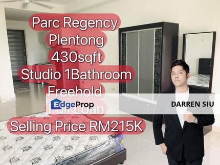 Parc Regency Studio For Sales , Johor, Johor Bahru