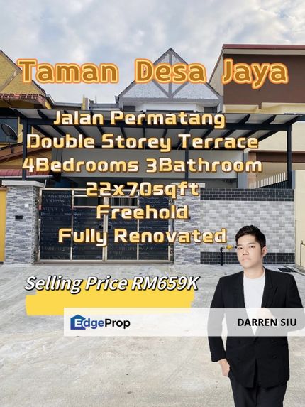 Taman Desa Jaya @ Double Storey Terrace, Johor, Johor Bahru