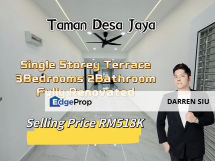 Desa Jaya Single Storey Terrace Fully Renovated , Johor, Johor Bahru