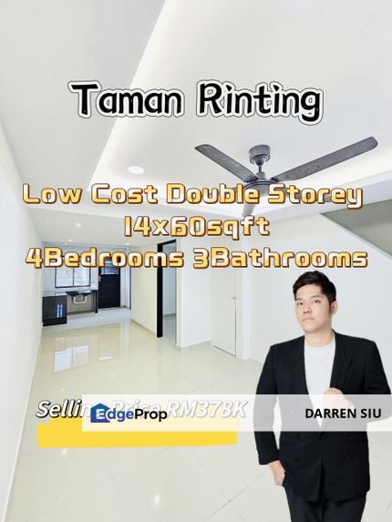 Taman Rinting / Low Cost Double Storey / 14x60st, Johor, Masai