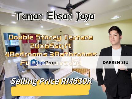 Ehsan Jaya / 2 Storey / 4Bed 3Bath / Fully Renova, Johor, Johor Bahru