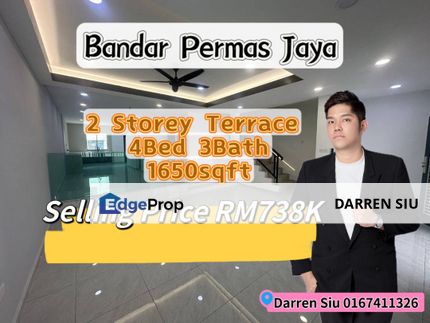 Permas Jaya Double Storey Fully Renovated , Johor, Permas Jaya/Senibong