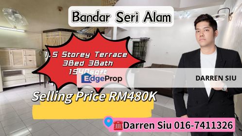 Bandar Seri Alam 1.5 Storey Terrace , Johor, Johor Bahru
