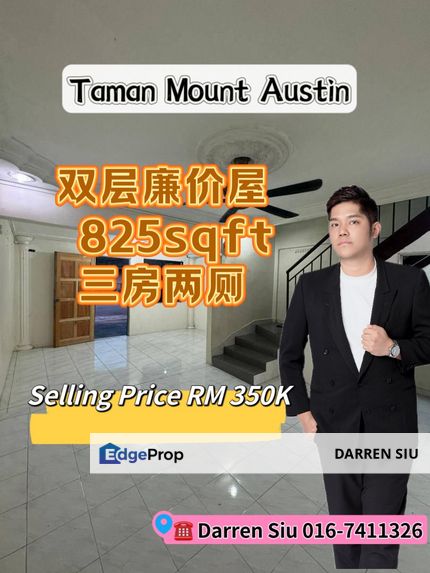 Taman Mount Austin / Low Cost / 3Bed 2Bath , Johor, Johor Bahru