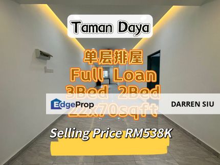 Taman Daya / Single Storey  / 3Bed 2Bath / 22x70st, Johor, Johor Bahru