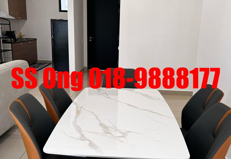 For Rent Townhouse landed at Eco Horizon, Camdon, Batu Kawans Fully Furnished, near to simpang ampat, science park