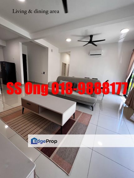 For Rent Townhouse landed at Eco Horizon, Camdon, Batu Kawans Fully Furnished, near to simpang ampat, science park, Penang, Batu Kawan