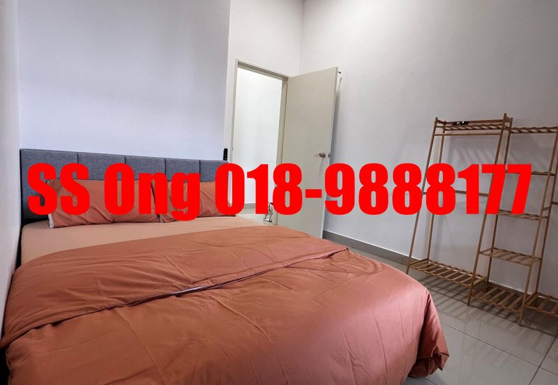 For Rent Townhouse landed at Eco Horizon, Camdon, Batu Kawans Fully Furnished, near to simpang ampat, science park