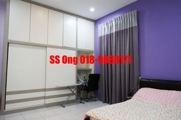 For Sale Zero Lot Bungalow, landed at Tropicale Residency, Machang Bubok, Alma Bukit Mertajam, Penang, fully renovated