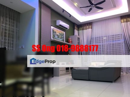 For Sale Zero Lot Bungalow, landed at Tropicale Residency, Machang Bubok, Alma Bukit Mertajam, Penang, fully renovated, Penang, Bukit Mertajam