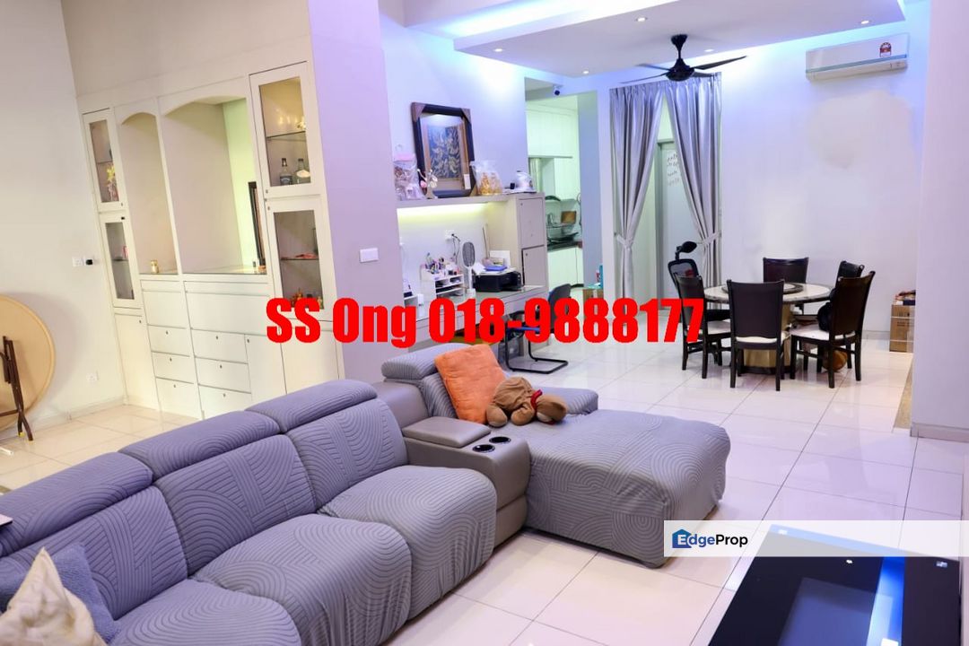 For Sale Zero Lot Bungalow, landed at Tropicale Residency, Machang Bubok, Alma Bukit Mertajam, Penang, fully renovated, Penang, Bukit Mertajam