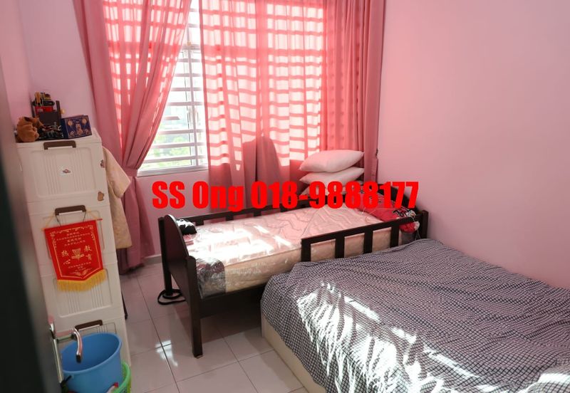 For Sale Zero Lot Bungalow, landed at Tropicale Residency, Machang Bubok, Alma Bukit Mertajam, Penang, fully renovated