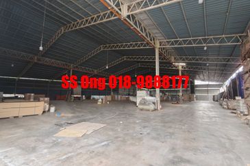 For Rent Single Storey factory warehouse at sungai jawi, Penang, near to valdor, simpang ampat, batu kawan