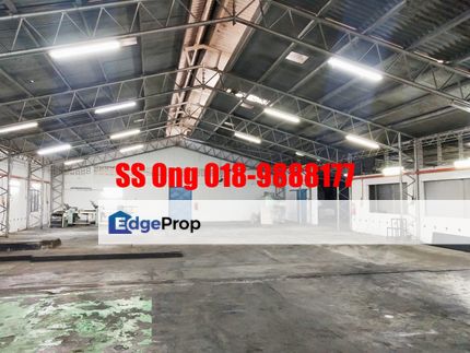 For Rent Single Storey factory warehouse at Perai Prai, Penang, Penang, Prai