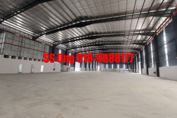 For Rent Double Storey Factory Warehous batu kawan valdor rent No State Consent fee