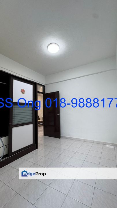 Limau Manis Flat, Bukit Mertajam, Penang for sale, renovated with kitchen cabinet Partial Furnished, Penang, Bukit Mertajam
