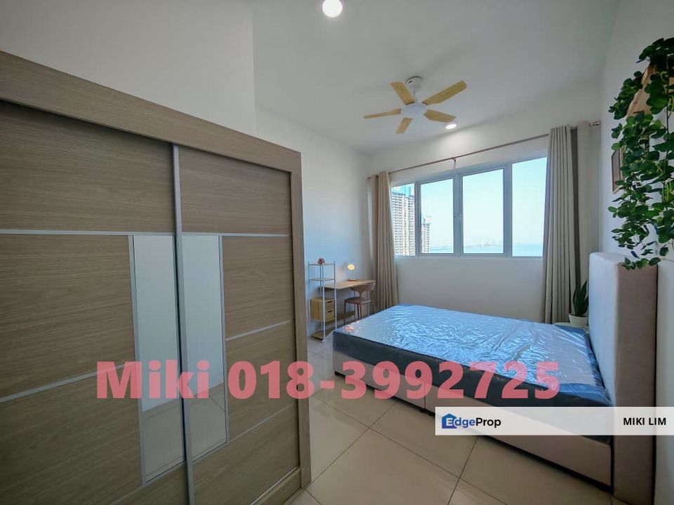 Room For Rent With Fully Furnished Seaview @ Bayan Lepas (Near Queenbays), Penang, Bayan Lepas