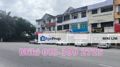 For Sale 3 sty Shop Lot Facing Main Road at Jalan Tembikai@Bukit Mertajam, Penang, Bukit Mertajam