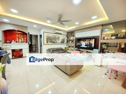  7 mins To Sutera Mall With Fully Renovated & Furnished Double Storey Cluster House @ Sutera Utama For Sale , Johor, Skudai