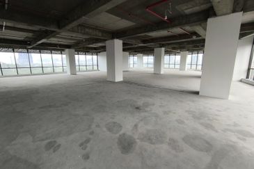 Union Tower Desa Commercial Center office lot for rent by UOA Group.