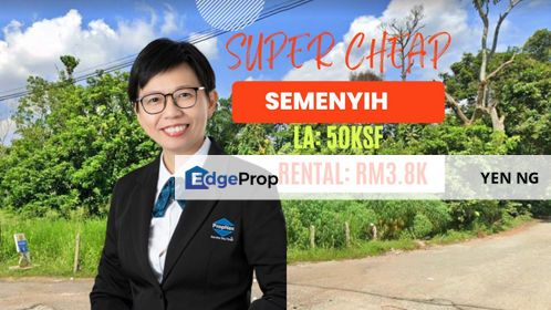 SUPER CHEAP Flat Land for Rent @ Sungai Lalang, Semenyih (Surrounded by Factory), Selangor, Semenyih