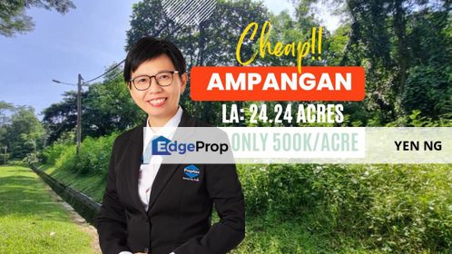 Cheap Agricultural land potential for Industrial Use For Sale @ Ampangan, Seremban, Negeri Sembilan, Seremban