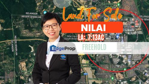 Freehold Vacant Industrial Land For Sale@ Nilai Industrial Park, Nilai, Seremban, Negeri Sembilan, Nilai