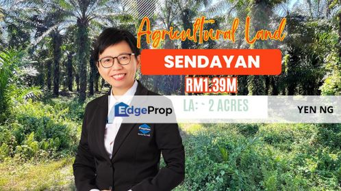 Cheap! 2 Acres Freehold Agricultural land For Sale@ Bandar Sri Sendayan, Seremban Negeri Sembilan, Negeri Sembilan, Seremban