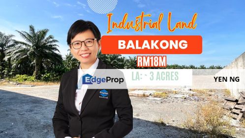 Cheap Industrial Land For Sale @ Balakong, Seri Kembangan, Selangor, Selangor, Balakong