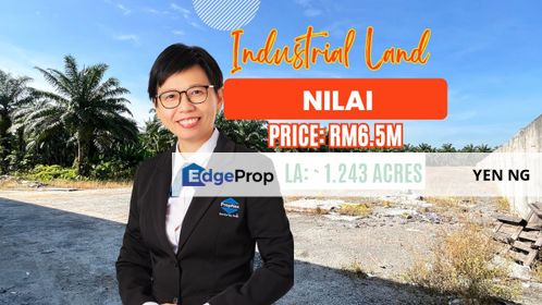 Freehold Vacant Industrial Land For Sale @ Kawasan Perindustrian Nilai, Nilai, Negeri Sembilan, Negeri Sembilan, Nilai