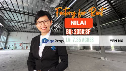 CHEAP Detached Factory for Rent in Nilai Industrial Park, Nilai, Negeri Sembilan, Negeri Sembilan, Nilai