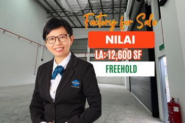 Cheap Semi-D Factory / Warehouse for Sale @ Kawasan Perindustrian Nilai 3, Nilai, Seremban, Negeri Sembilan
