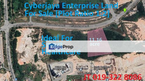 Cyberjaya Enterprise Land 11.16 Acre For Sale - For JV Smart Healthcare Development, Selangor, Cyberjaya