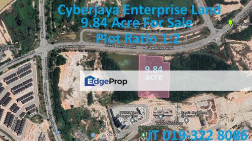 Cyberjaya Enterprise Land 9.84 Acre For Sale - For Smart Healthcare Development, Selangor, Cyberjaya