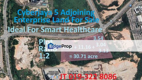 Cyberjaya 5 Adjoining Enterprise Land 30.71 Acre For Sale - For Smart Healthcare Development, Selangor, Cyberjaya