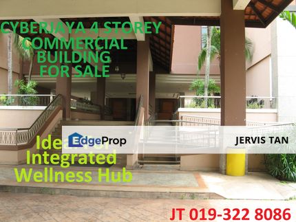 Cyberjaya 4 Storey Commercial Building For Sale - Ideal For Integrated Wellness Hub , Selangor, Cyberjaya